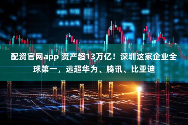配资官网app 资产超13万亿！深圳这家企业全球第一，远超华为、腾讯、比亚迪